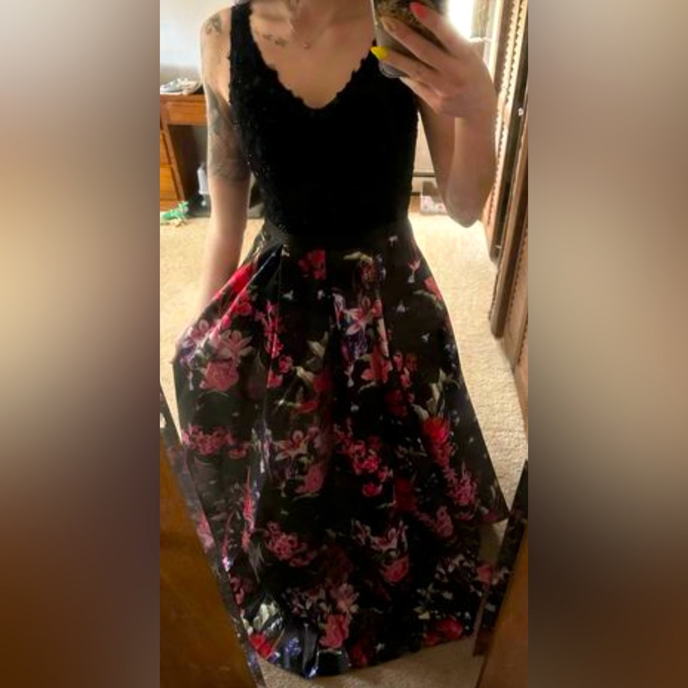 JVN by Jovani prom dress. Size 2, only worn once, multi color